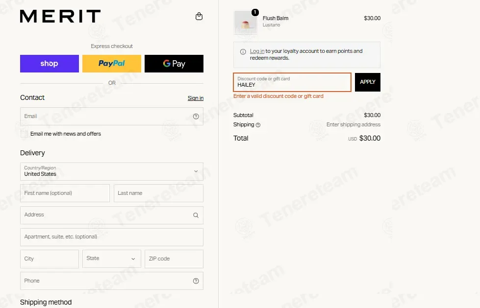 Merit Beauty coupon code: Sale off with HAILEY. Tested and valid as 1 month ago.