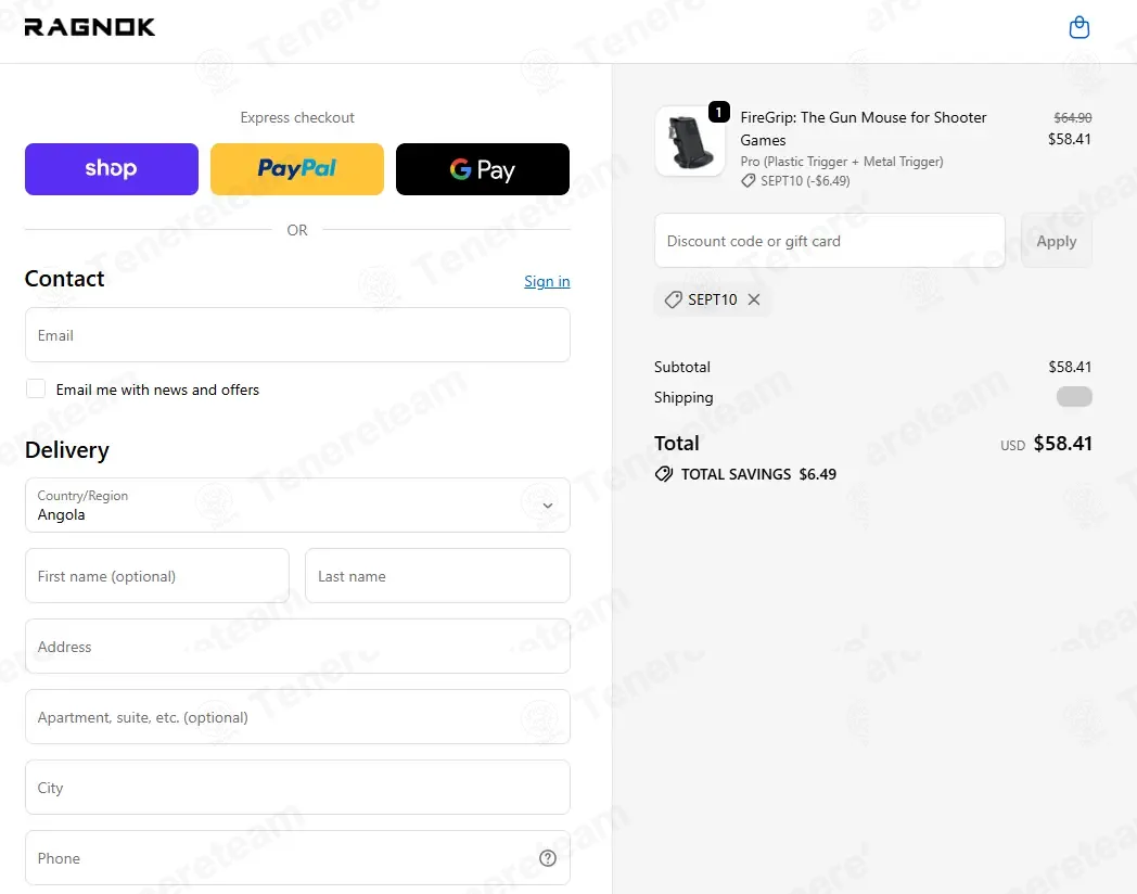 Ragnok coupon code: 10% off with SEPT10. Tested and valid as 2 weeks ago.