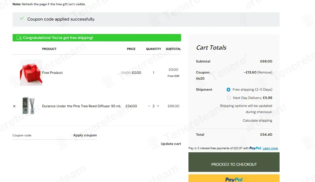 TODAYS LIFESTYLE coupon code: 20% off with TLS20. Tested and valid as 1 day ago.