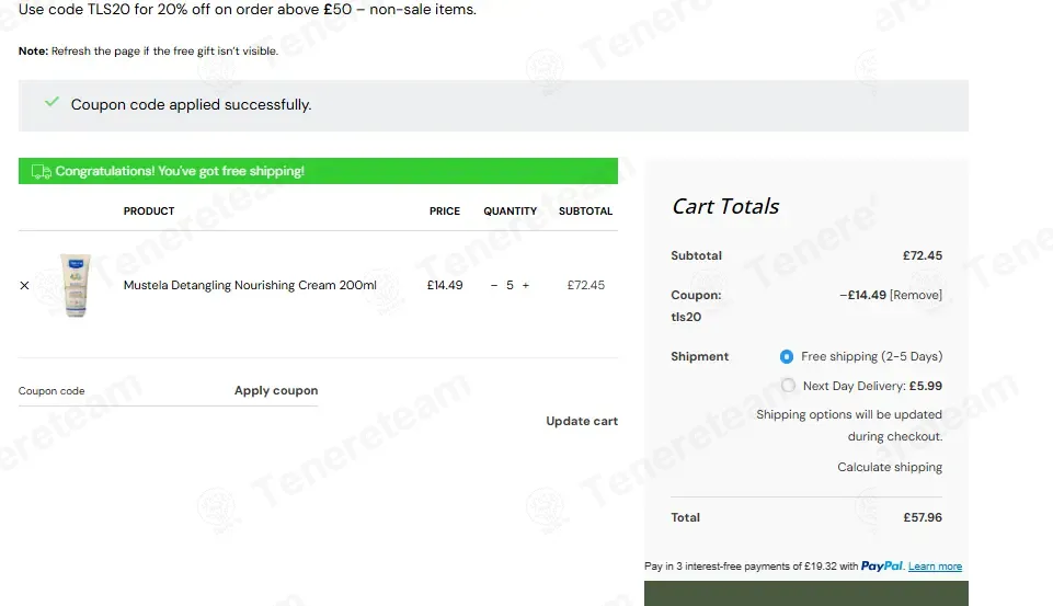 TODAYS LIFESTYLE coupon code: 20% off with TLS20. Tested and valid as 1 day ago.