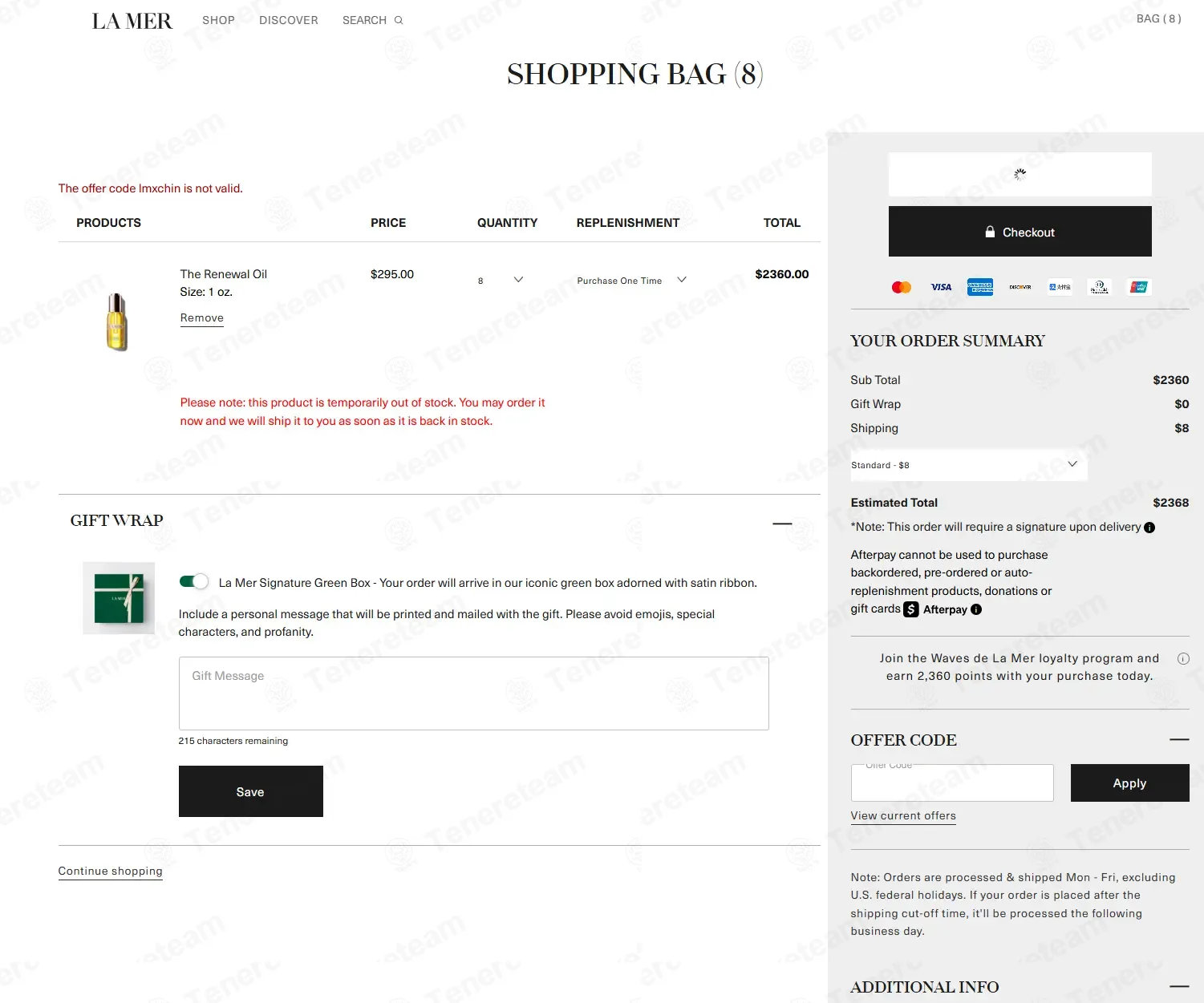 Creme De La Mer coupon code: $150 off with LUXTRIO. Tested and valid as 2 weeks ago.