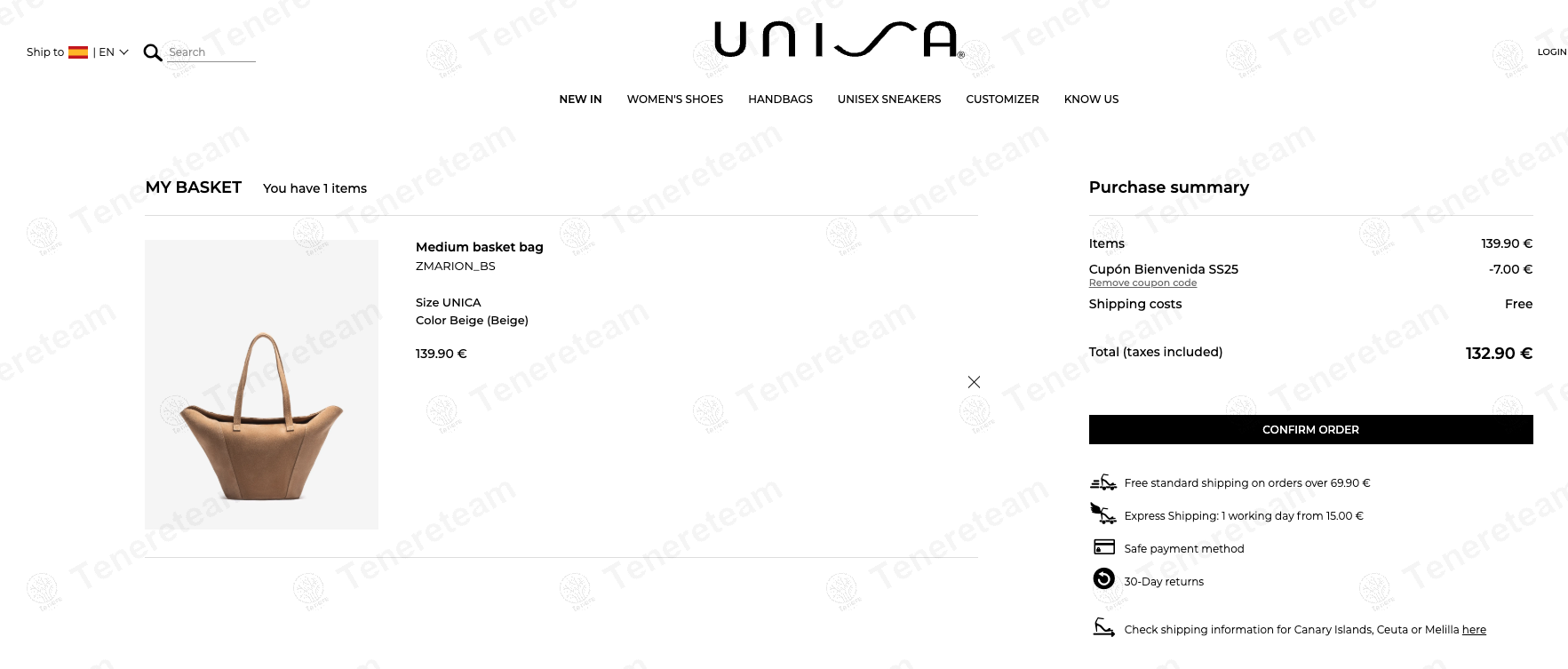 Unisa-europa coupon code: 5% off with BIENVENIDASS25. Tested and valid as 1 year ago.