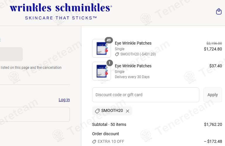 Wrinkles Schminkles AU coupon code: 20% off with SMOOTH20. Tested and valid as 1 year ago.