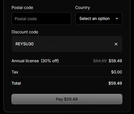 Superwhisper apply coupon code