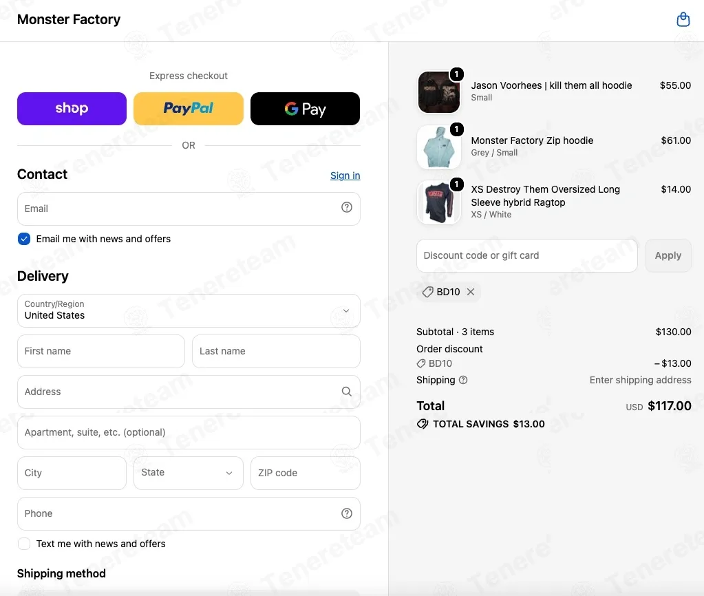 Monster Factory apply coupon code
