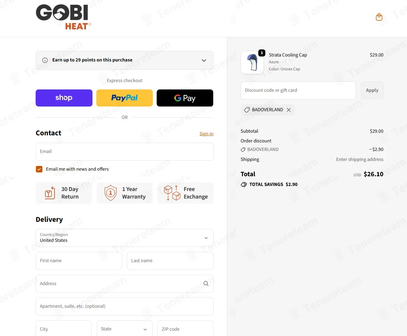 Gobi Heat coupon code: 10% off with BADOVERLAND. Tested and valid as 3 weeks ago.