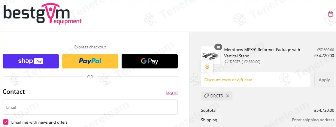 Best Gym Equipment coupon code: 5% off with DRCT5. Tested and valid as 1 year ago.