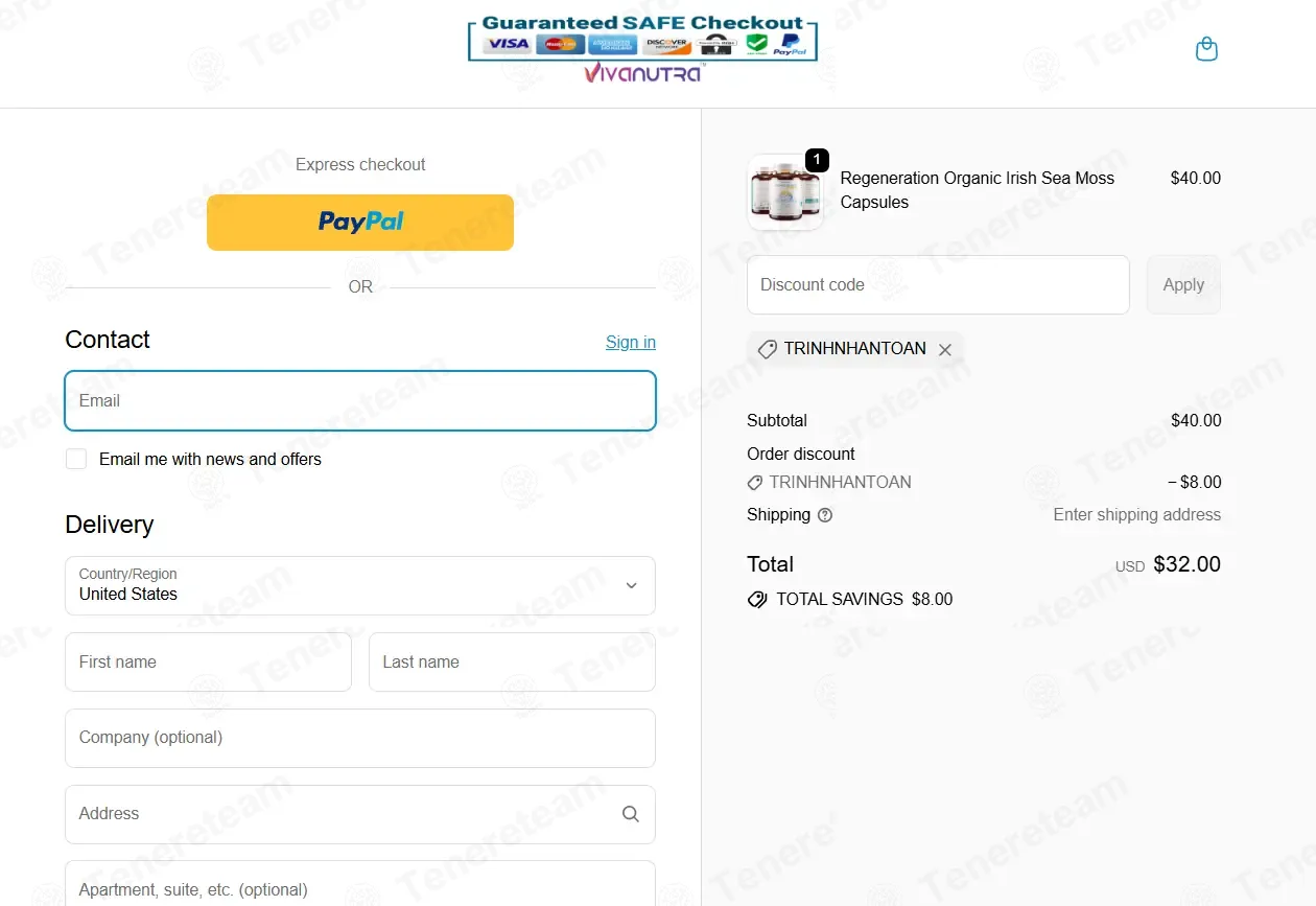 Viva Nutra coupon code: 20% off with TRINHNHANTOAN. Tested and valid as 2 weeks ago.