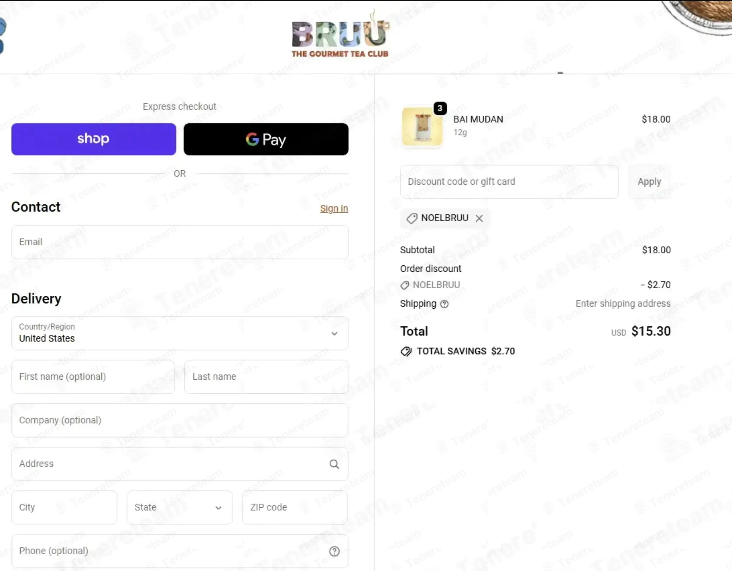 Bruu coupon code: 15% off with NOELBRUU. Tested and valid as 3 days ago.