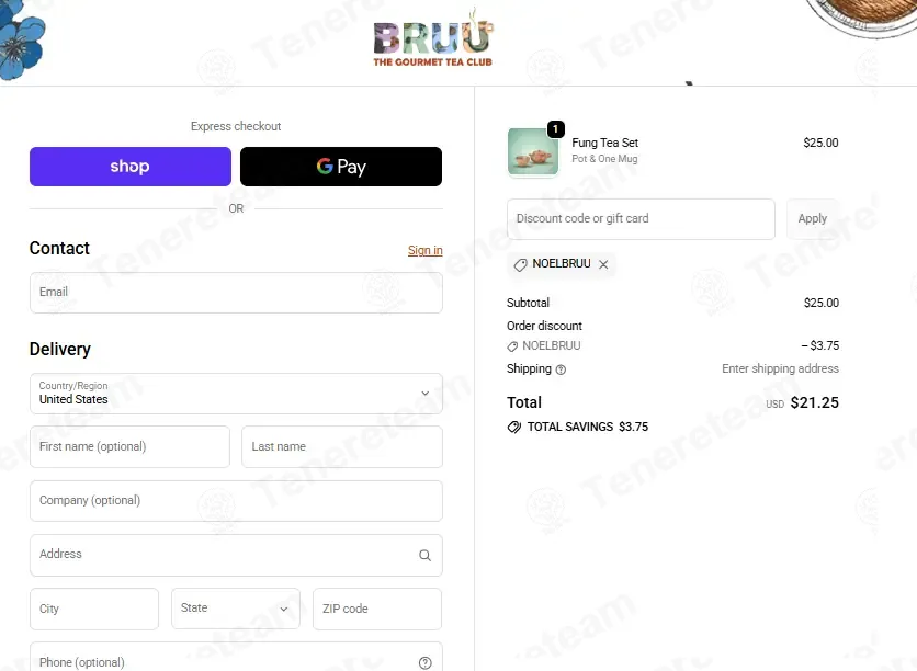 Bruu coupon code: 15% off with NOELBRUU. Tested and valid as 3 days ago.