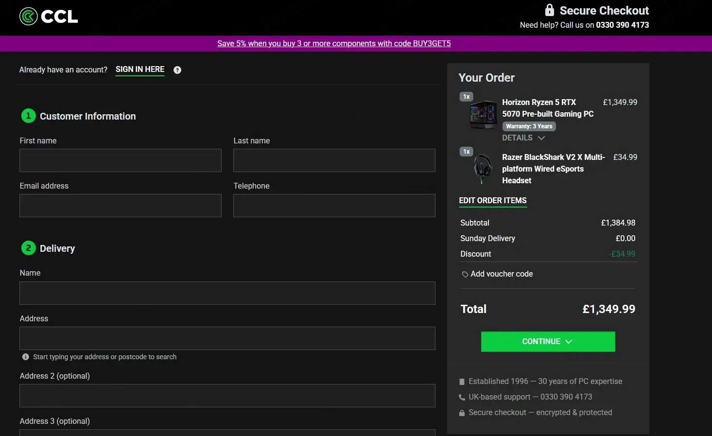 CCLOnline coupon code: 10% off with REBOOT26. Tested and valid as 1 week ago.