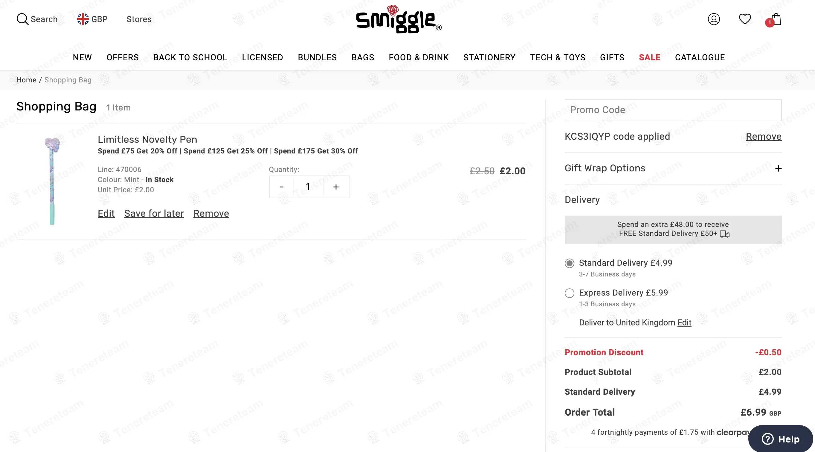 Smiggle coupon code: 20% off with KCS3IQYP. Tested and valid as 10 months ago.