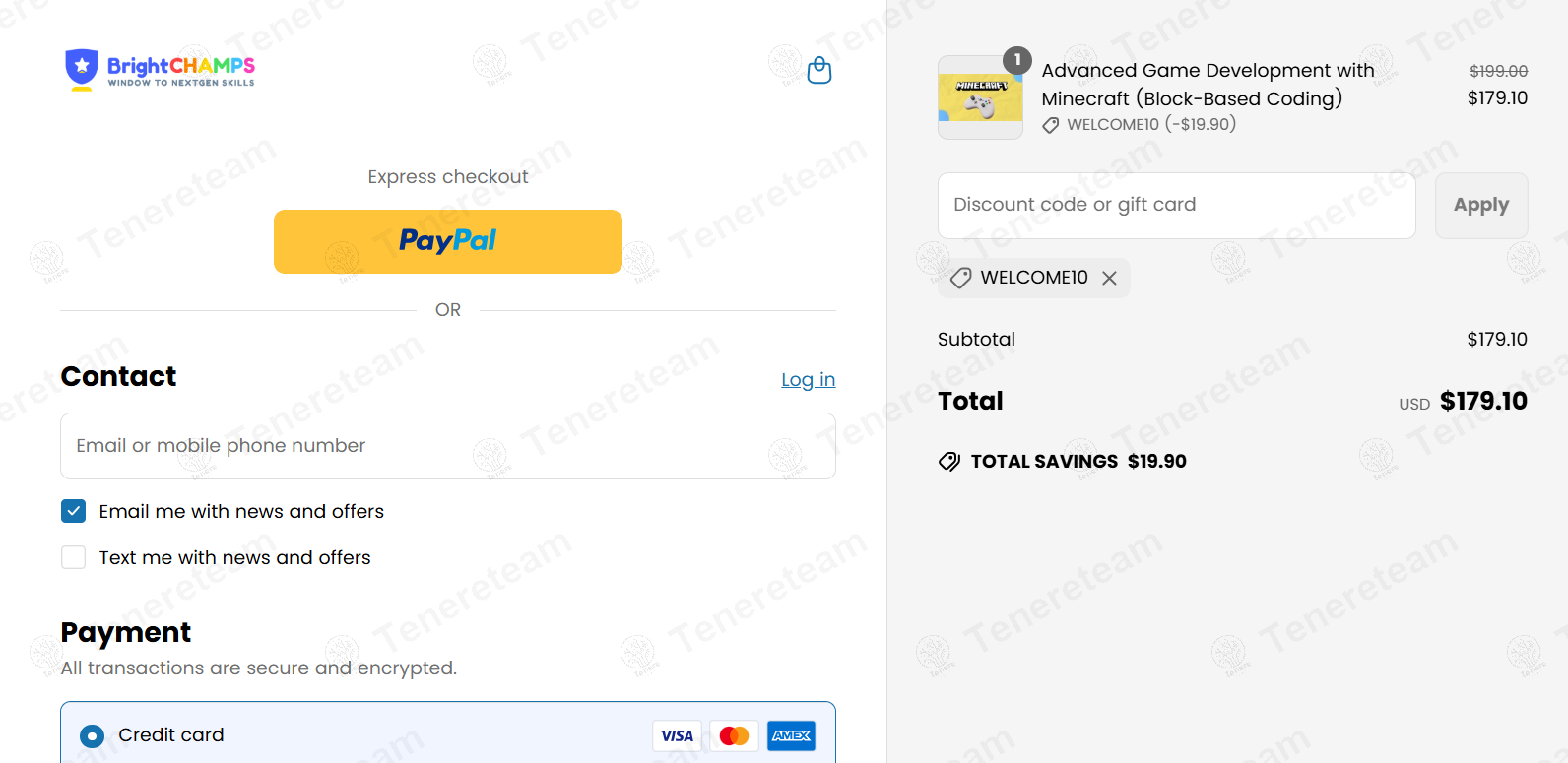 BrightCHAMPS Shop coupon code: 10% off with WELCOME10. Tested and valid as 1 year ago.