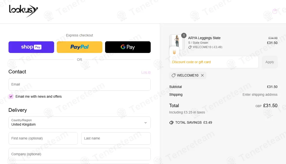 Lookus Clothing coupon code: 10% off with WELCOME10. Tested and valid as 1 year ago.