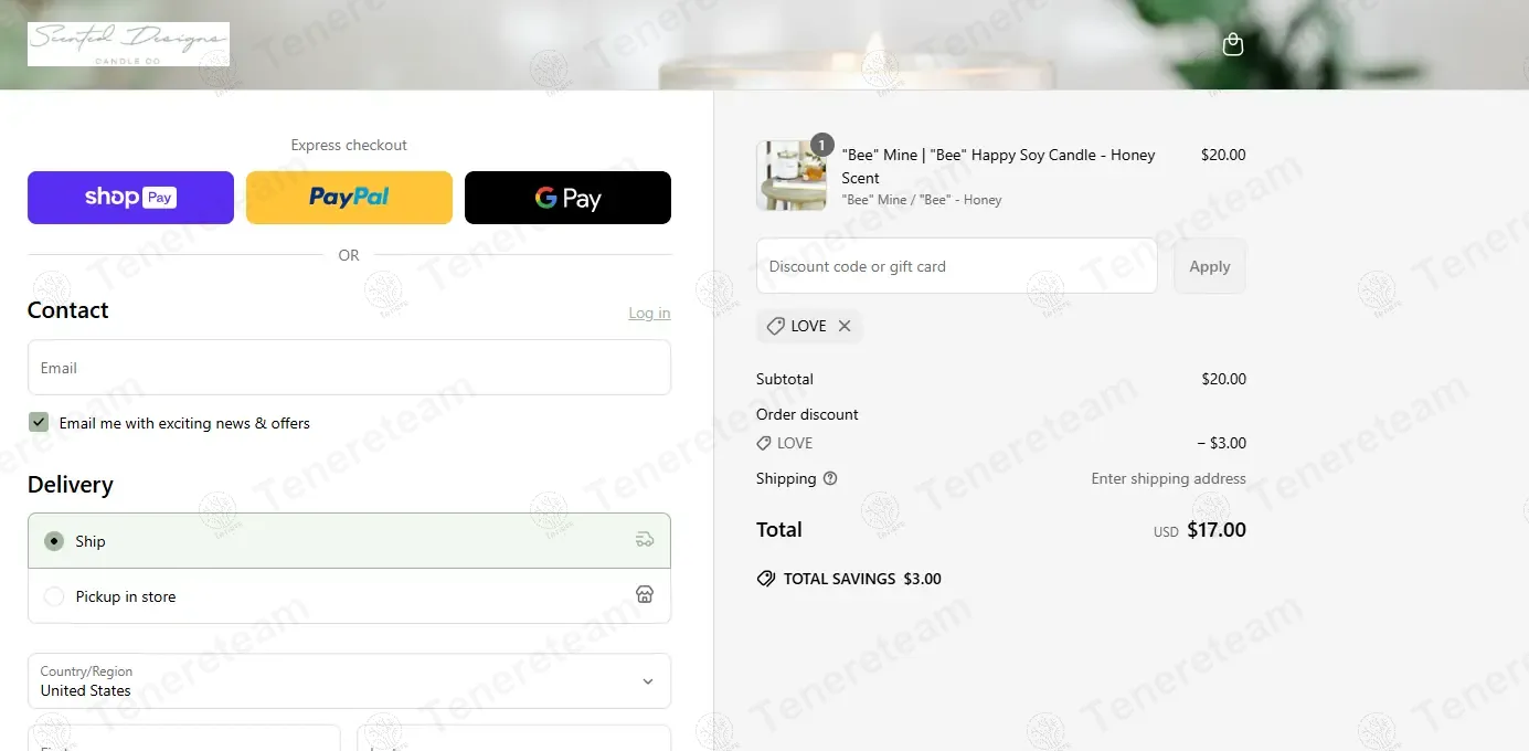 Scented Designs coupon code: 15% off with LOVE. Tested and valid as 1 year ago.