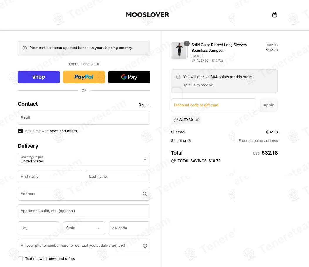 MoosLover coupon code: 30% off with ALEX30. Tested and valid as 11 months ago.