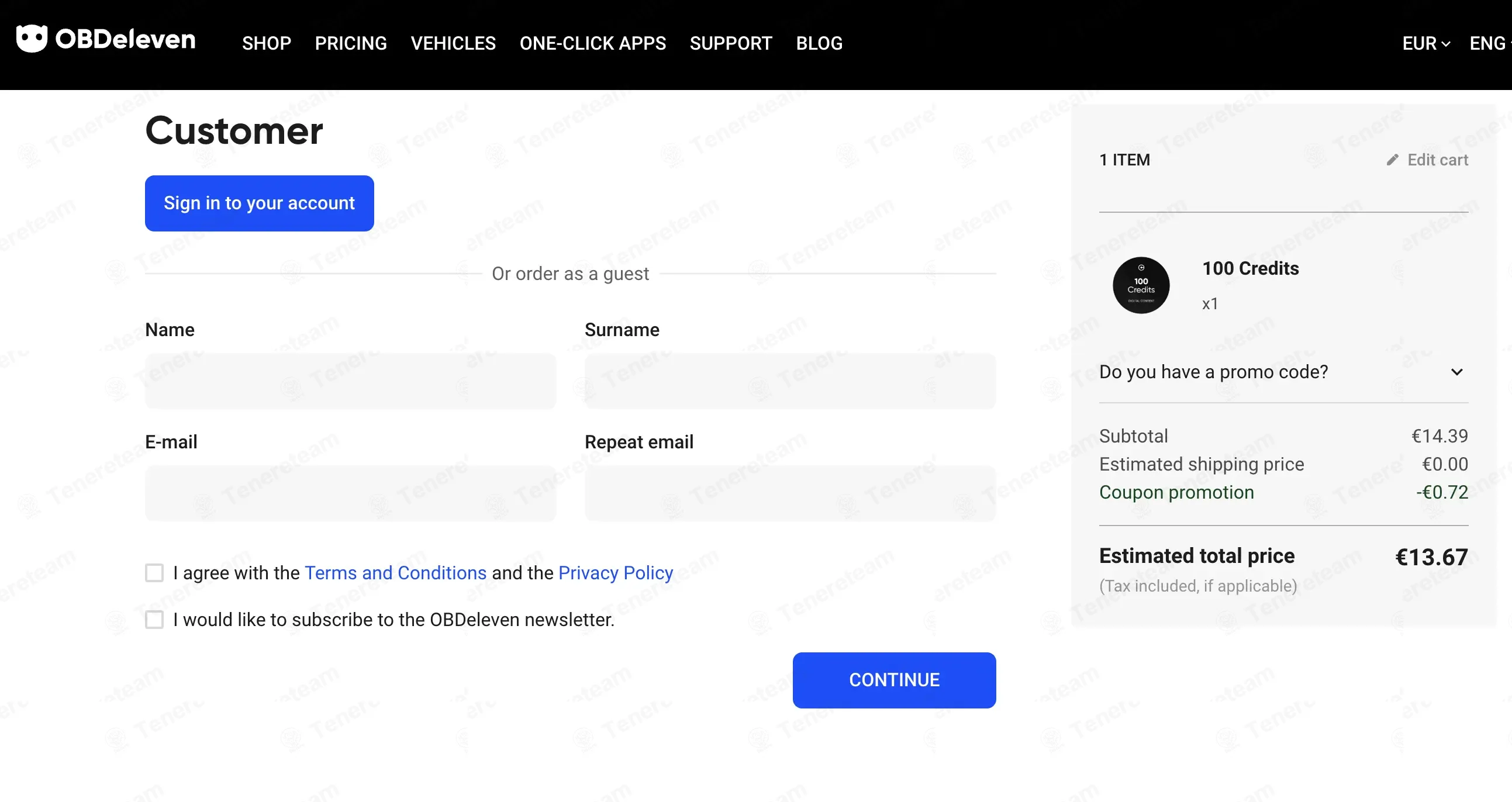 Obdeleven coupon code: 20% off with SLIX. Tested and valid as 1 month ago.
