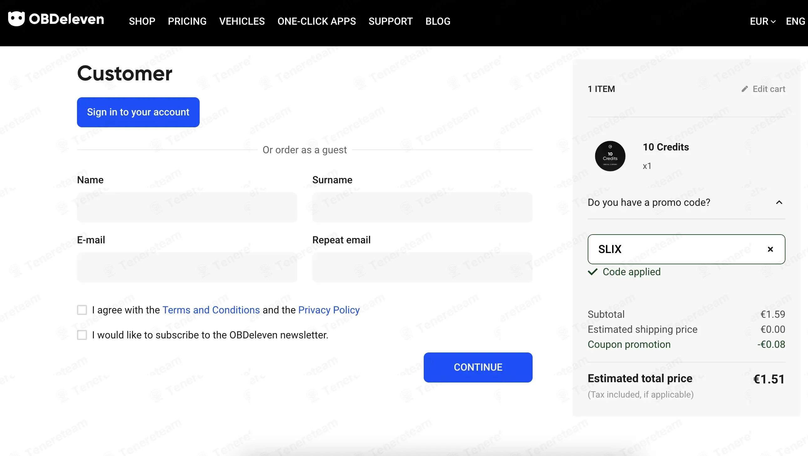 Obdeleven coupon code: 20% off with SLIX. Tested and valid as 1 month ago.