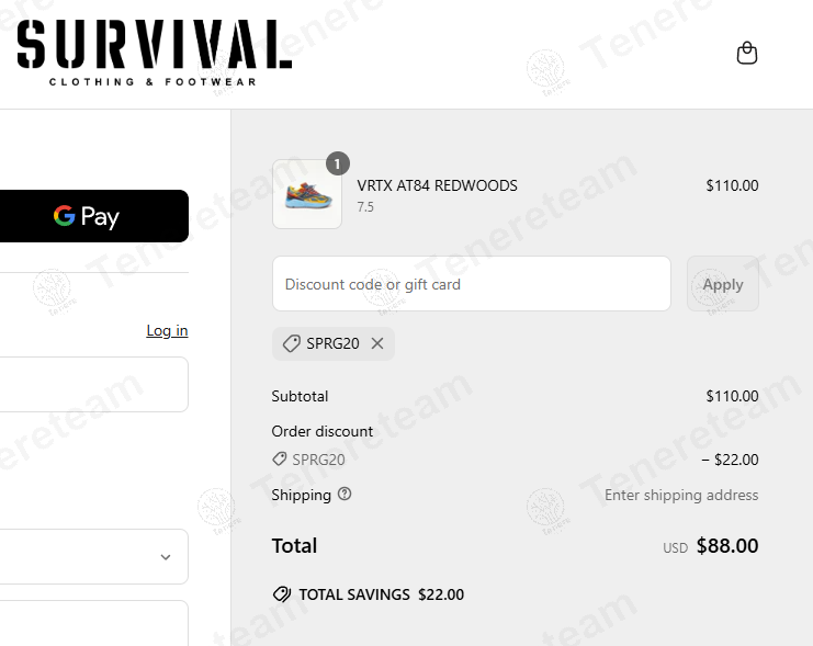 Survival Miami coupon code: 20% off with SPRG20. Tested and valid as 1 year ago.