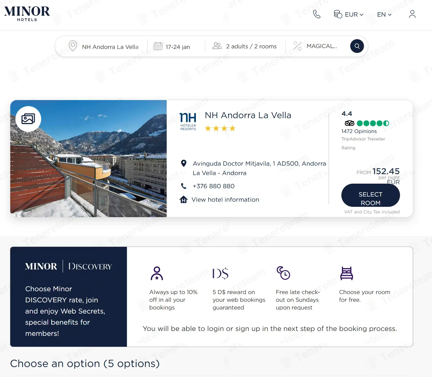 Minor Hotels coupon code: 25% off with MAGICALWINTER. Tested and valid as 5 months ago.