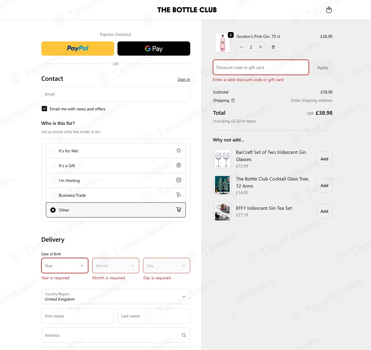 The Bottle Club coupon code: 50% off with GNESDYG. Tested and valid as 3 months ago.