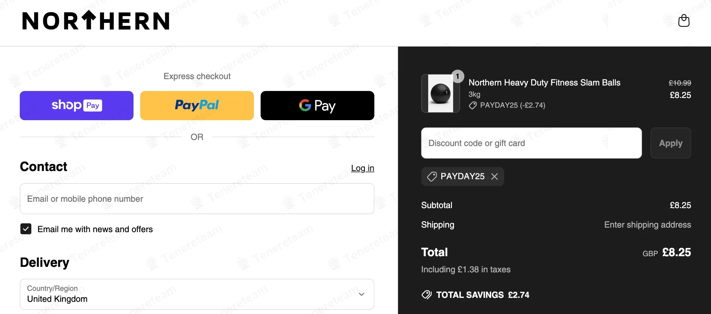 Northerngymequipment coupon code: 25% off with PAYDAY25. Tested and valid as 1 year ago.