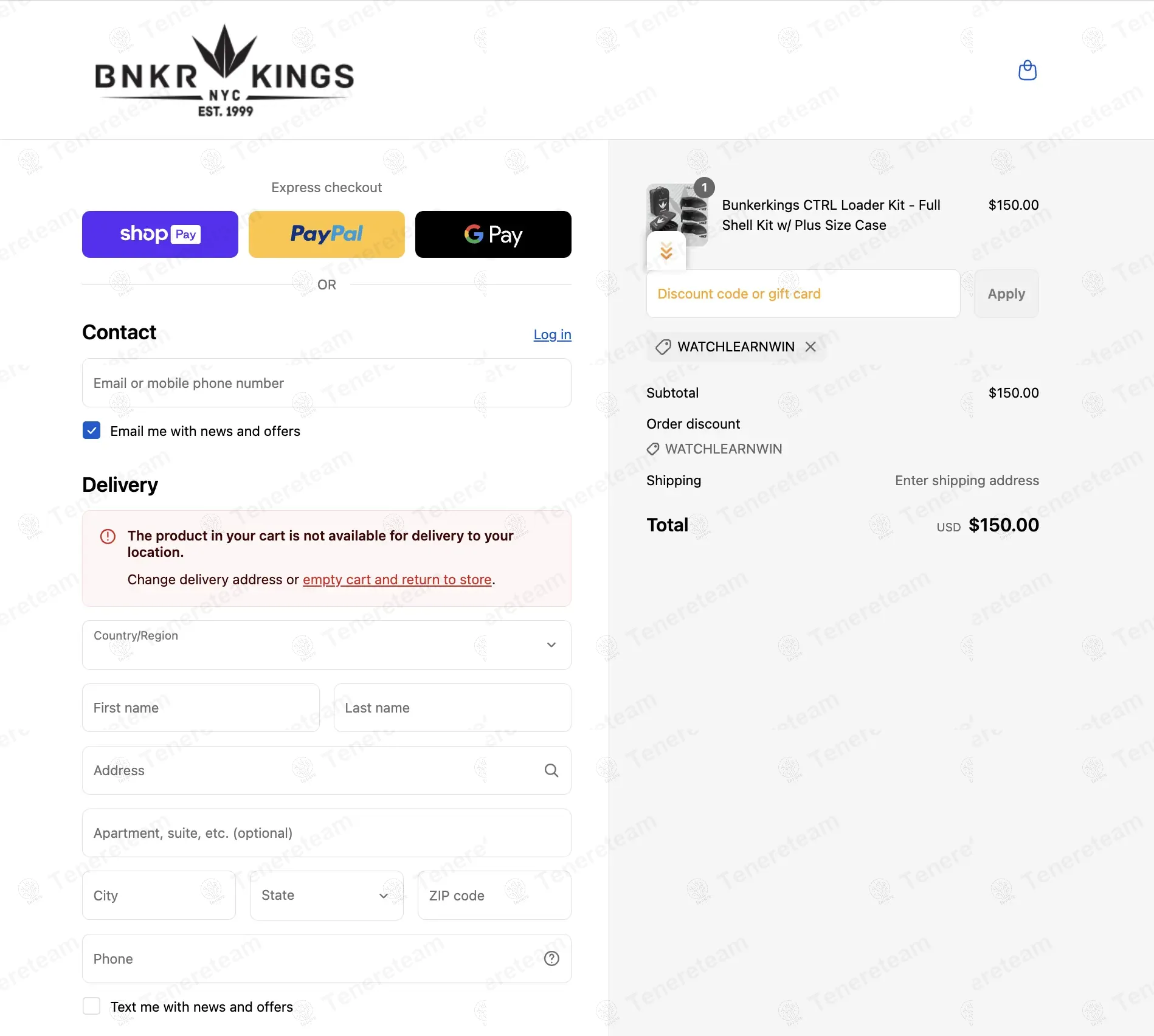 Bunkerkings coupon code: Sale off with WATCHLEARNWIN. Tested and valid as 7 months ago.