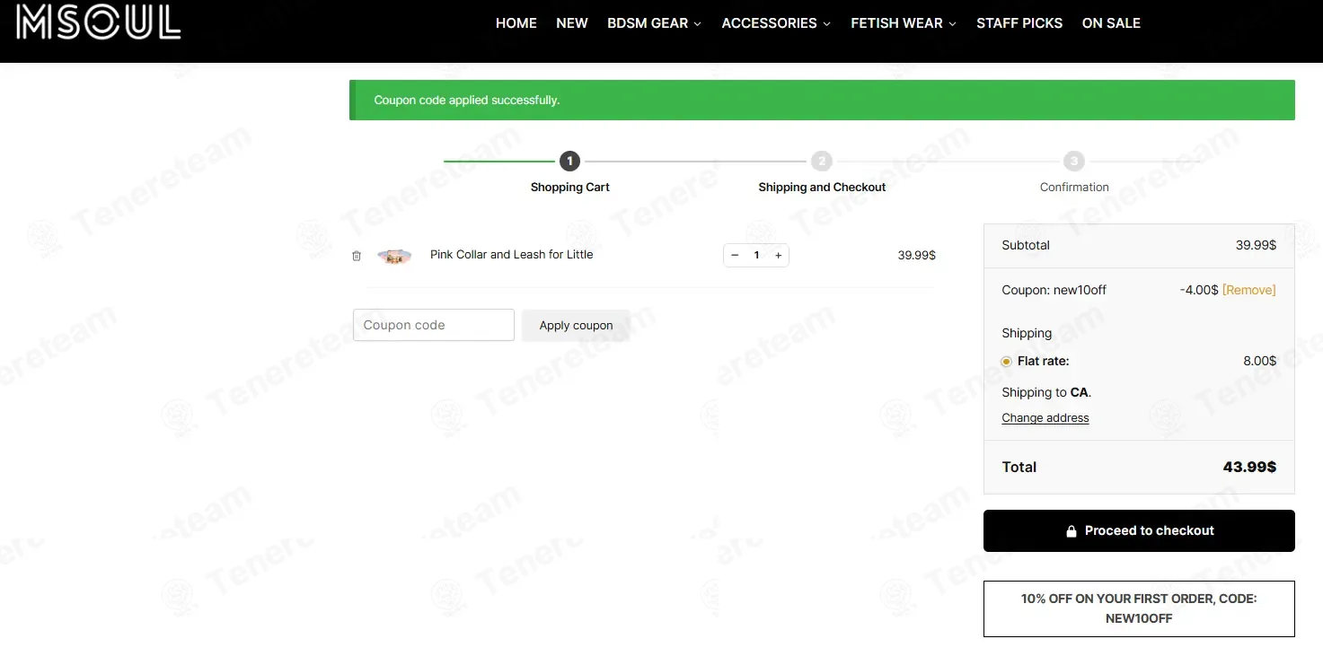 M Soul Art coupon code: 10% off with NEW10OFF. Tested and valid as 1 month ago.