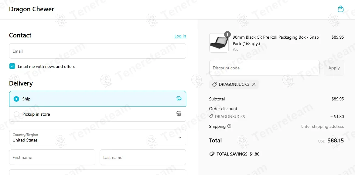 Dragon Chewer apply coupon code