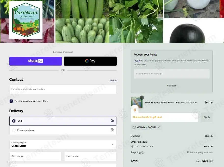 Caribbean Garden Seed coupon code: 15% off with XDI1-JAH7-IQKR. Tested and valid as 1 year ago.