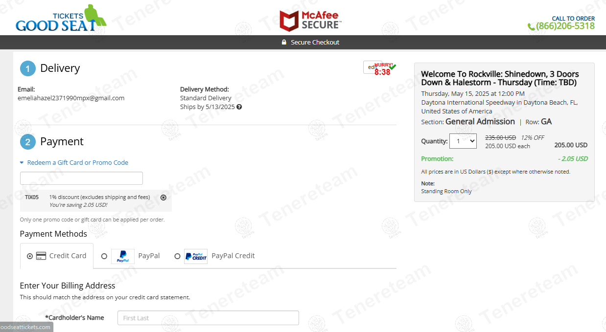 Good Seat Tickets coupon code: 1% off with TIX05. Tested and valid as 1 year ago.