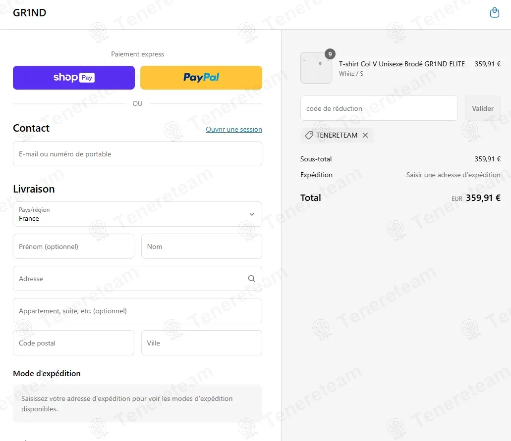 Gr1nd Store coupon code: Sale off with TENERETEAM. Tested and valid as 11 months ago.