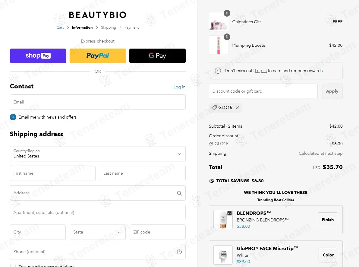 BeautyBio coupon code: 15% off with GLO15. Tested and valid as 1 year ago.