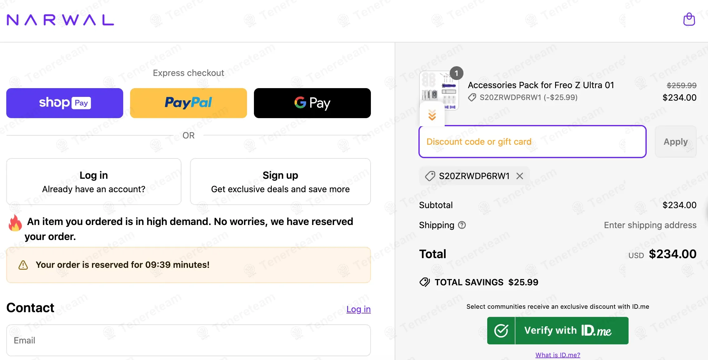 Narwal Shop coupon code: 10% off with S20ZRWDP6RW1. Tested and valid as 1 year ago.
