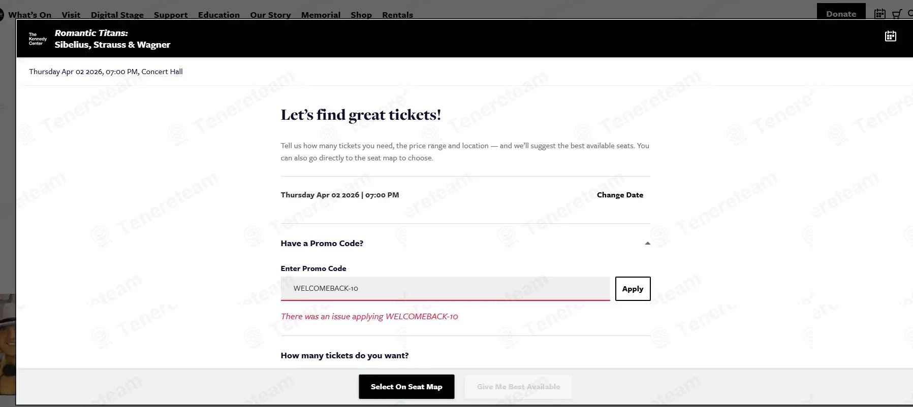 Kennedy Center coupon code: 10% off with WELCOMEBACK-10. Tested and valid as 2 months ago.