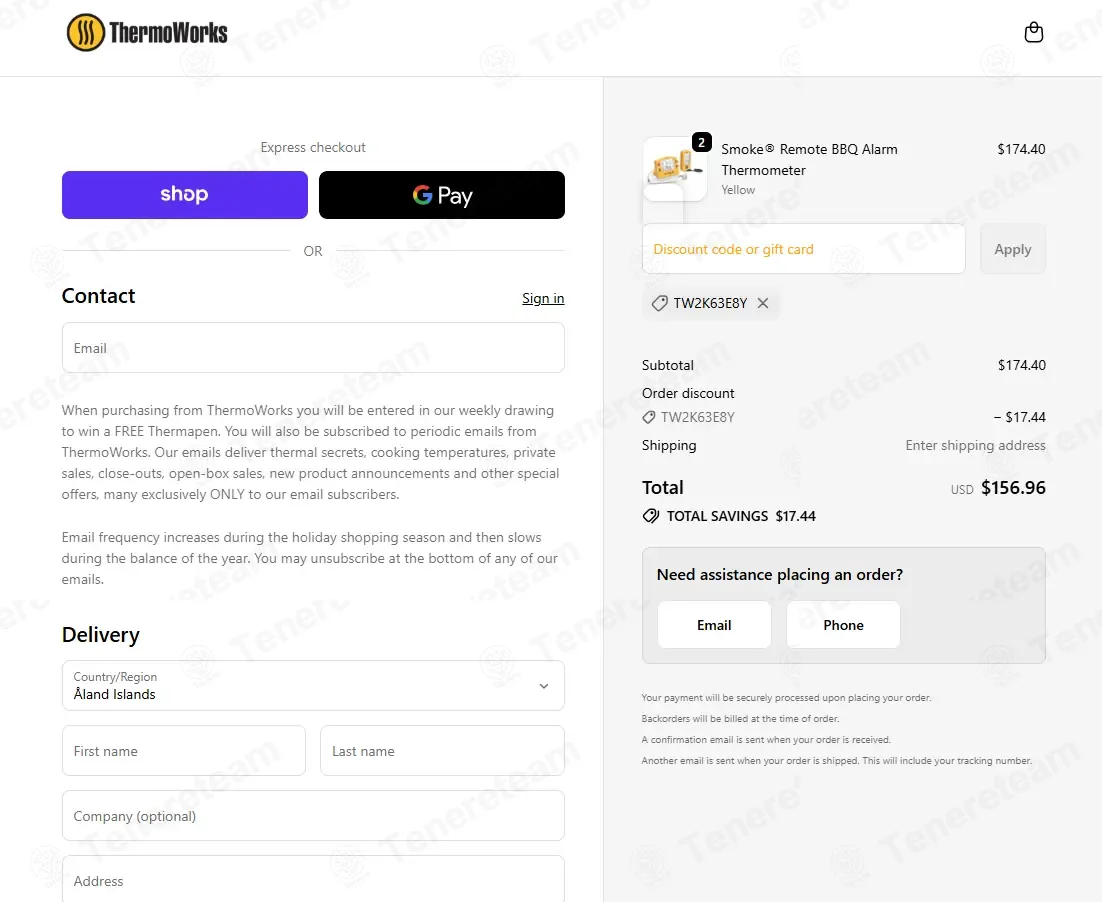 Thermoworks apply coupon code