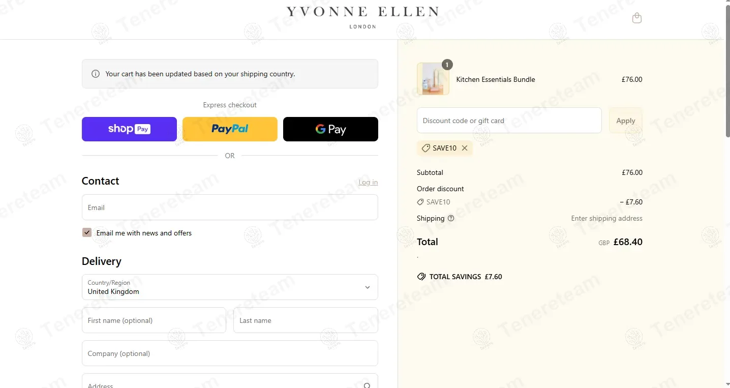 Yvonne Ellen coupon code: 10% off with SAVE10. Tested and valid as 1 year ago.