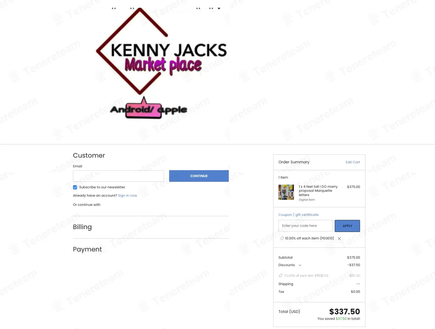 Kenny Jacks coupon code: 10% off with PEGE10. Tested and valid as 1 week ago.