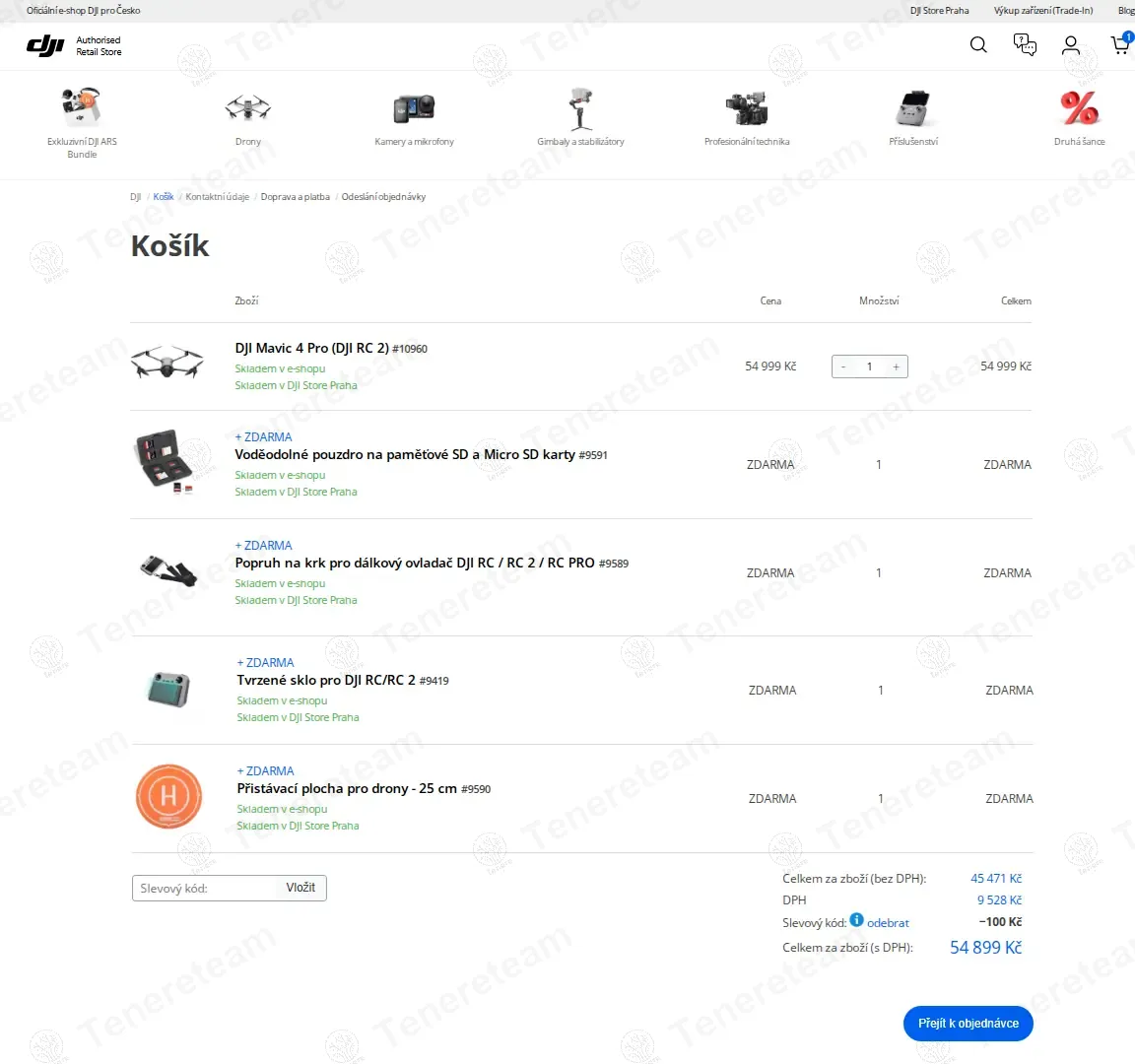 DJIshop CZ coupon code: Sale off with KM2VICQTQW. Tested and valid as 1 year ago.