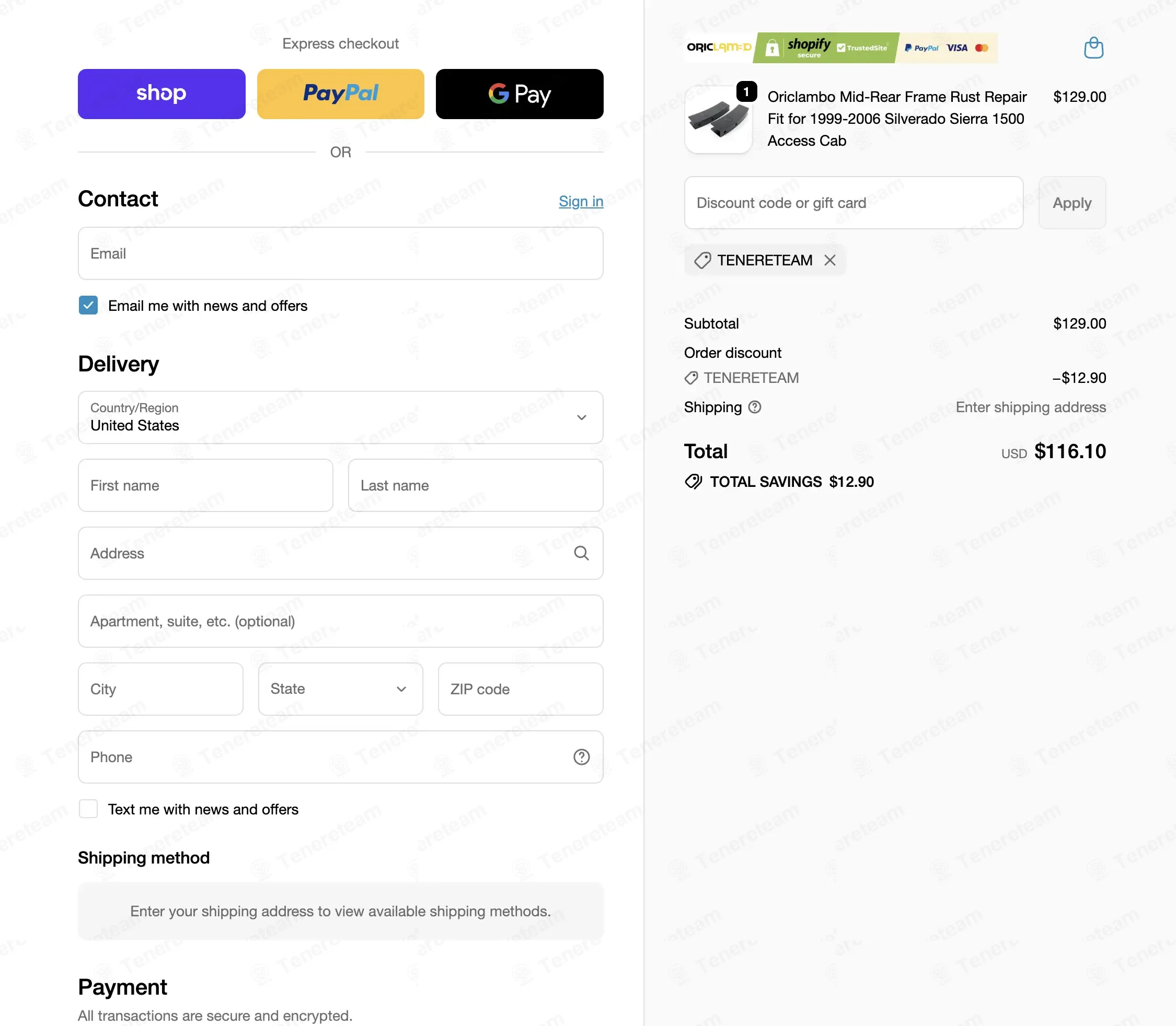 Ori Clambo coupon code: 10% off with TENERETEAM. Tested and valid as 3 weeks ago.