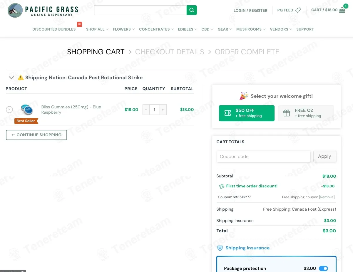 Pacific Grass coupon code: Sale off with REF3516277. Tested and valid as 6 months ago.