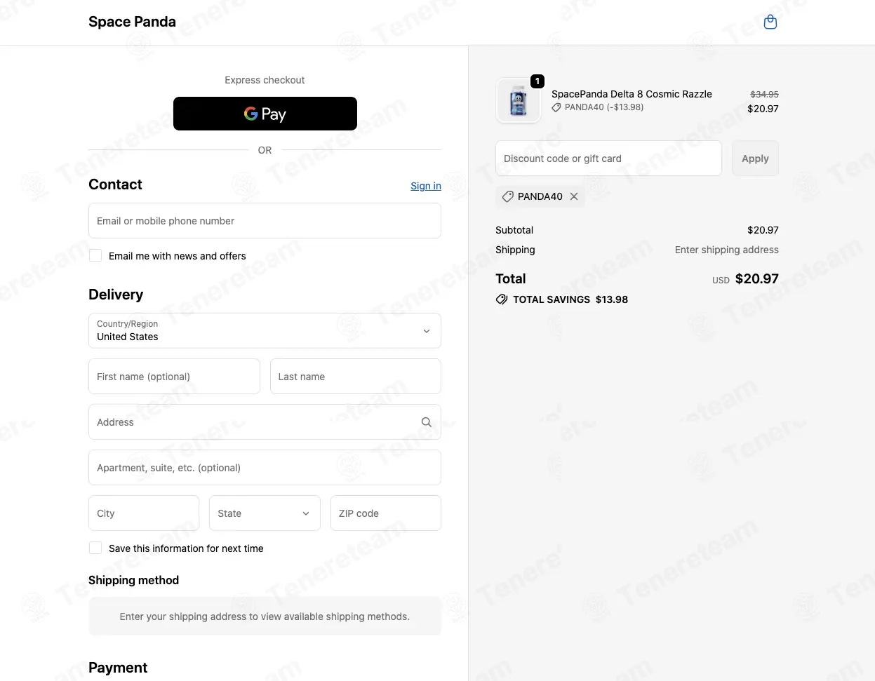 Space Panda coupon code: 40% off with PANDA40. Tested and valid as 3 weeks ago.