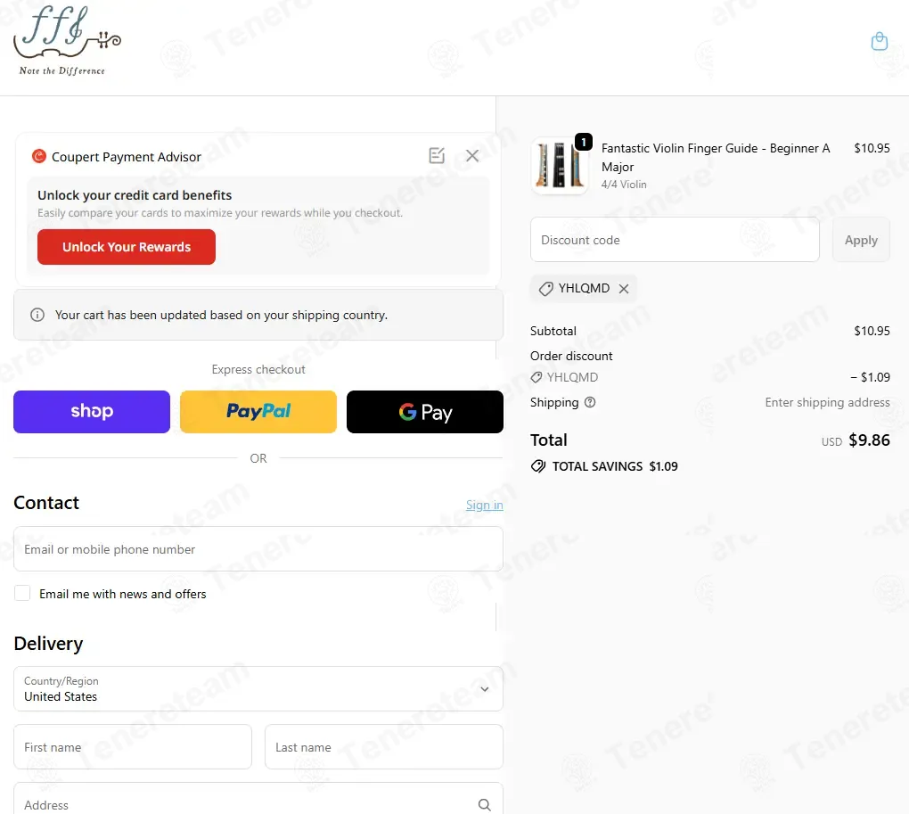 Fantastic Finger Guides coupon code: 10% off with YHLQMD. Tested and valid as 8 months ago.