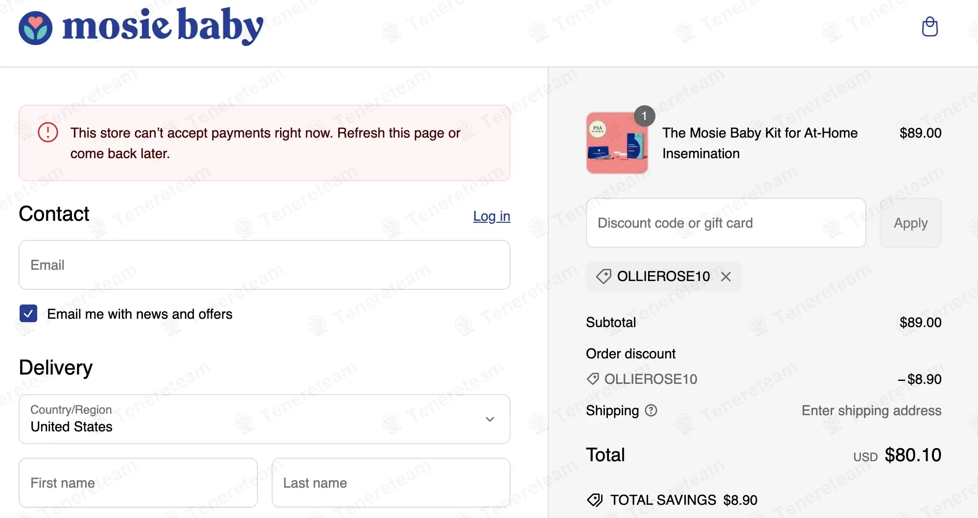 Mosie Baby coupon code: 10% off with OLLIEROSE10. Tested and valid as 7 months ago.