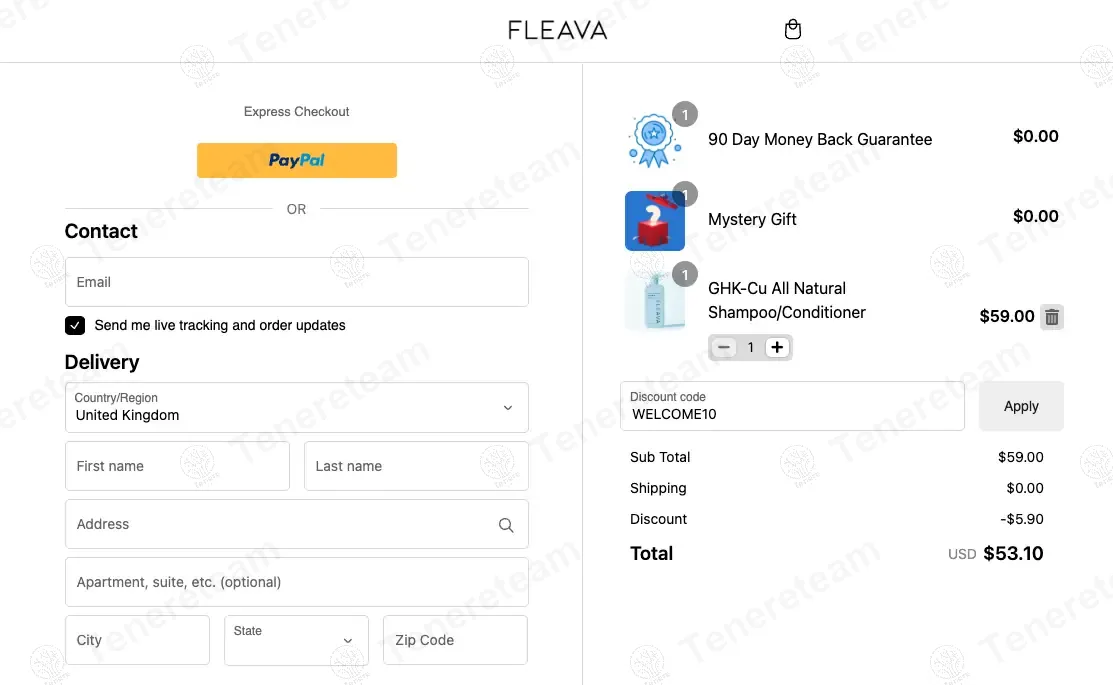 Fleava coupon code: 10% off with WELCOME10. Tested and valid as 1 year ago.