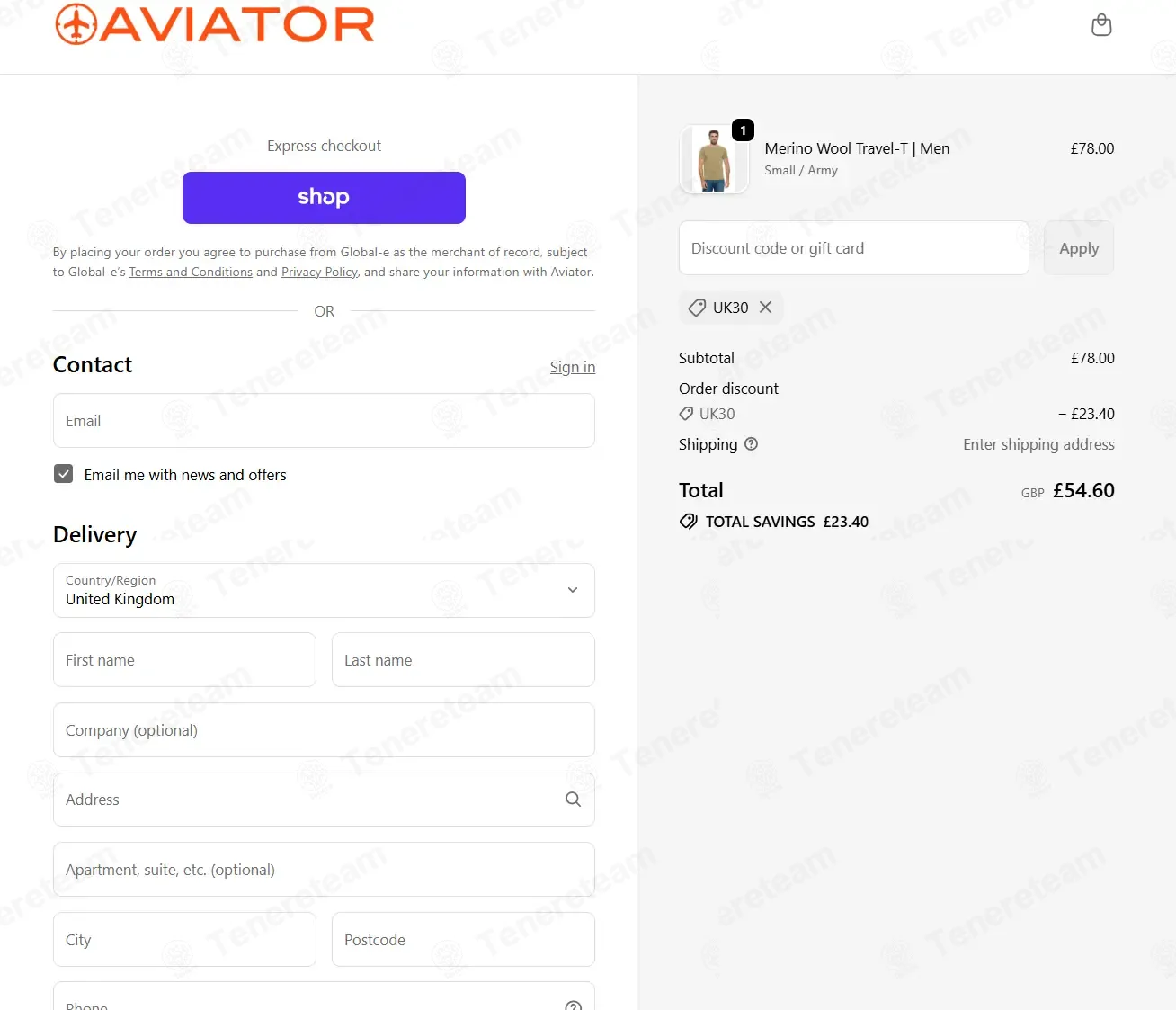 Aviator Usa coupon code: 30% off with UK30. Tested and valid as 1 week ago.
