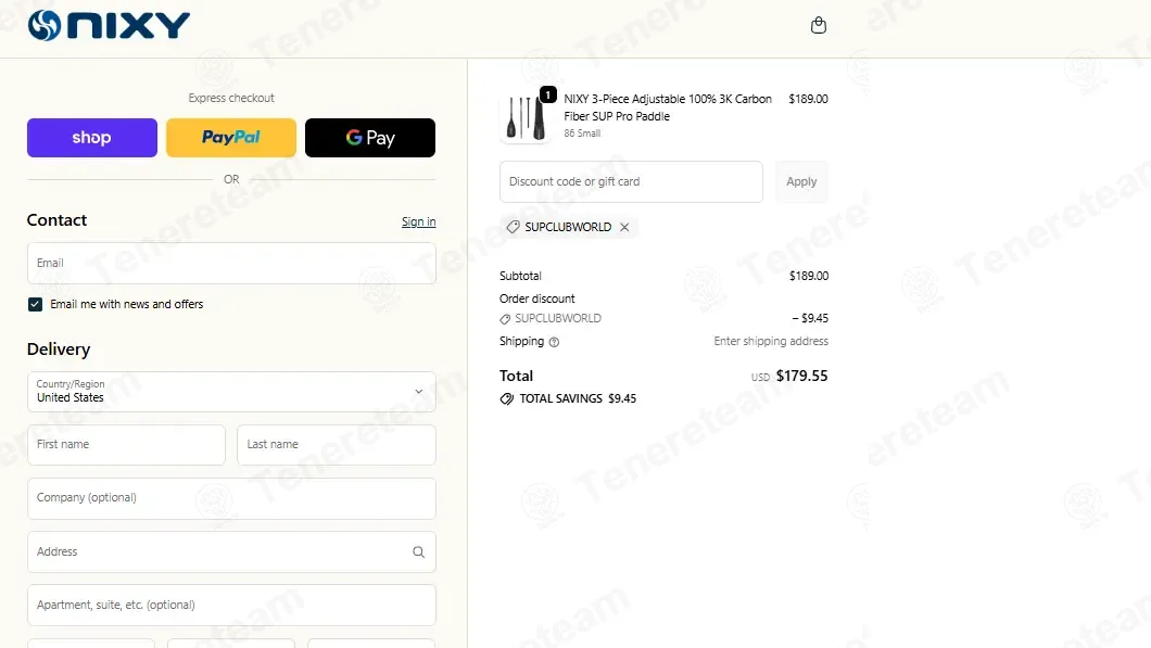 NIXY Sports coupon code: 5% off with SUPCLUBWORLD. Tested and valid as 1 month ago.