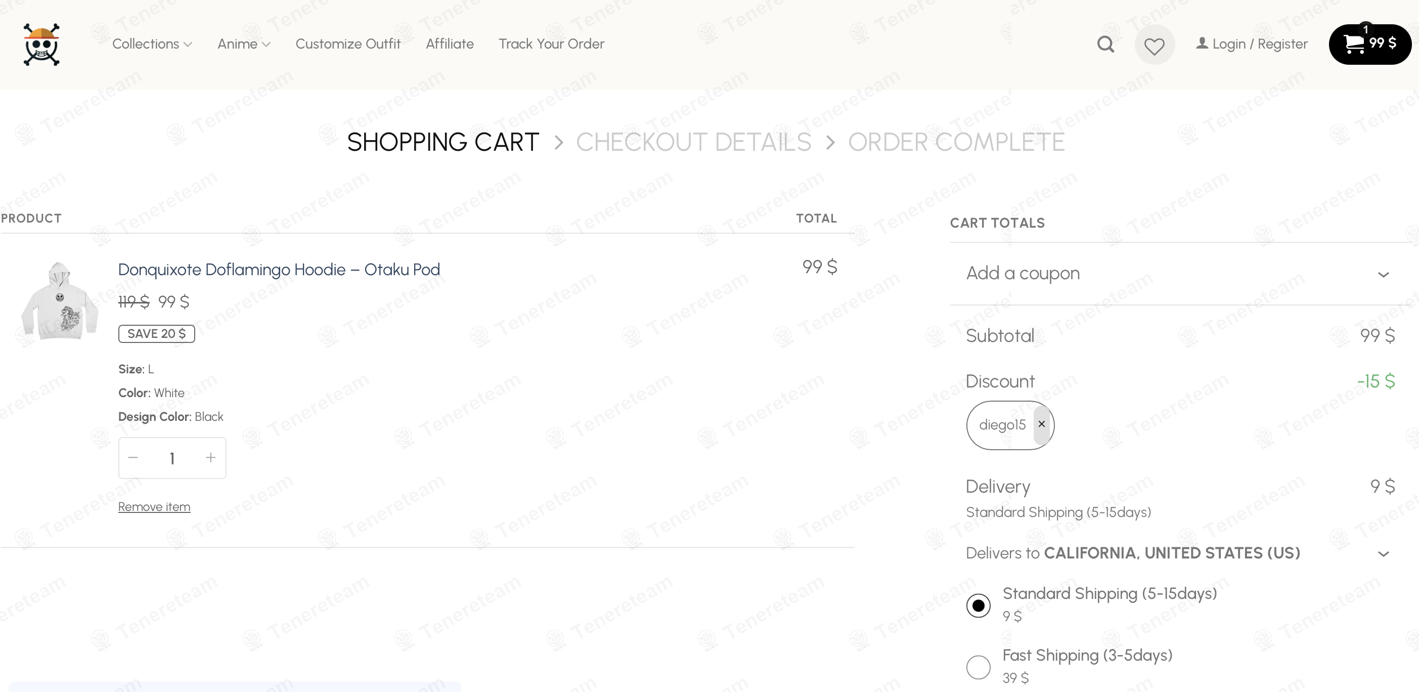 Otaku Pod Global coupon code: 15% off with DIEGO15. Tested and valid as 1 year ago.