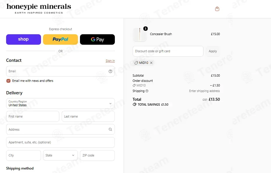 Honeypie Minerals coupon code: 10% off with MID10. Tested and valid as 3 hours ago.