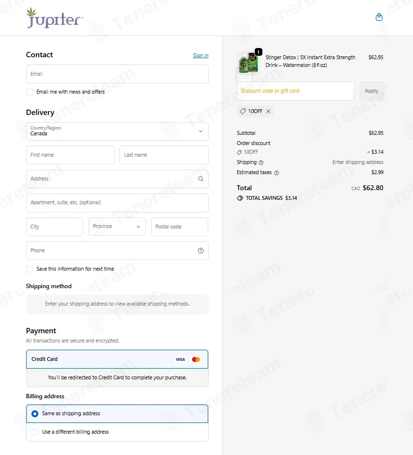 Jupiter Grass coupon code re-checked and confirmed working at checkout
